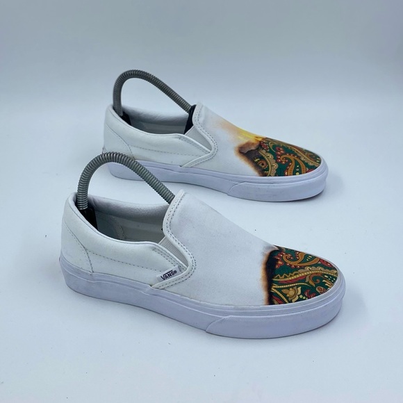 Vans classic slip on big reveal paisley womens 7.5 - Picture 3 of 7
